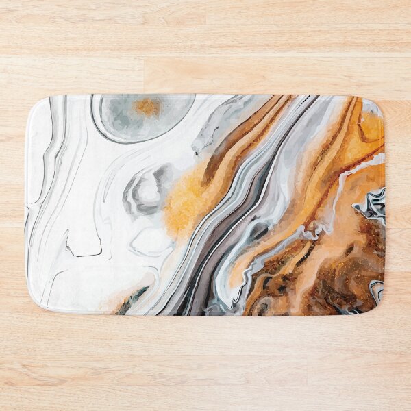 Item preview, Marble Swirls of Brown, White and Black Abstract Pattern designed and sold by Alicia Chee.