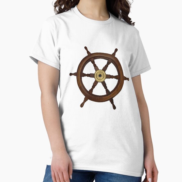 Item preview, Ships wheel, boat wheel, old oak steering wheel designed and sold by Vision4art by Conway.