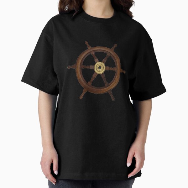 Item preview, Ships wheel, boat wheel, old oak steering wheel designed and sold by Vision4art by Conway.