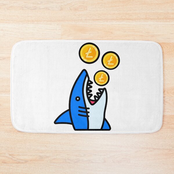 Item preview, Shark looking for litecoins designed and sold by Custom Shop.