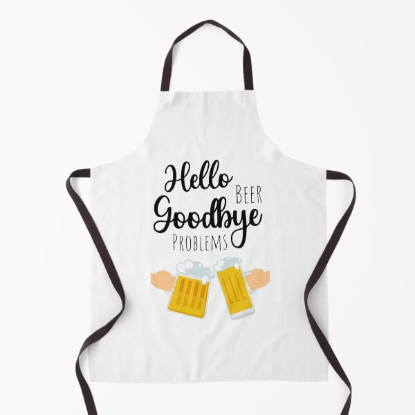 Item preview, Hello Beer Goodbye Problems designed and sold by PinkPandaPress.