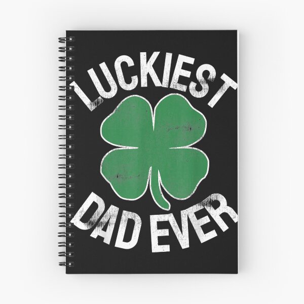 Item preview, St Patricks Day Shamrock Luckiest Dad Irish Saint Paddys TShirt6 designed and sold by CandicePatton.