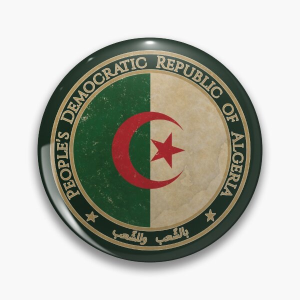 Item preview, Vintage Peoples Democratic Republic of Algeria Africa African Flag designed and sold by DragonXX.