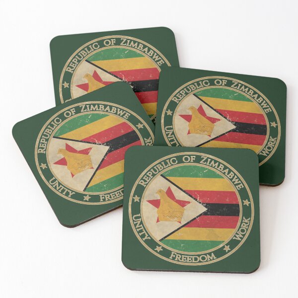 Item preview, Vintage Republic of Zimbabwe Africa African Flag designed and sold by DragonXX.
