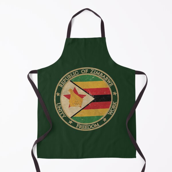 Item preview, Vintage Republic of Zimbabwe Africa African Flag designed and sold by DragonXX.