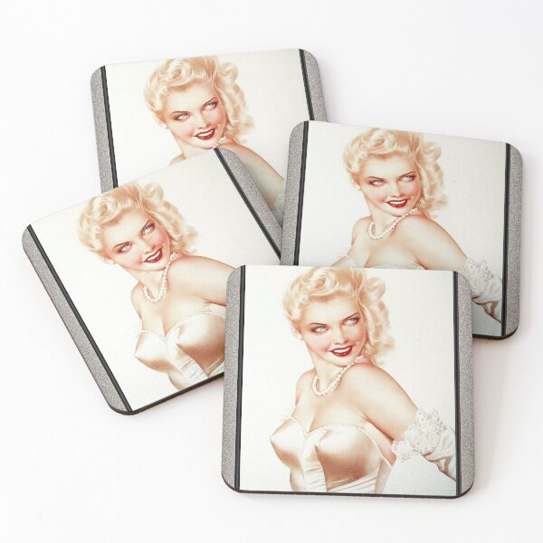 Item preview, White Satin by Alberto Vargas Pin-Up Girl Vintage Art designed and sold by Xzendor7 Digital Art Creations.