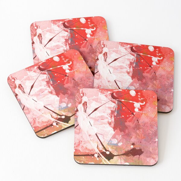 Item preview, Red Paint Splatter Modern Art designed and sold by NancyMerkle.