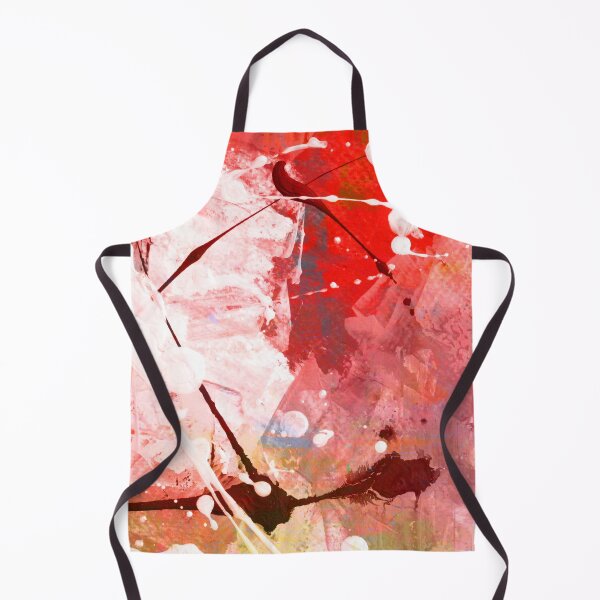 Item preview, Red Paint Splatter Modern Art designed and sold by NancyMerkle.