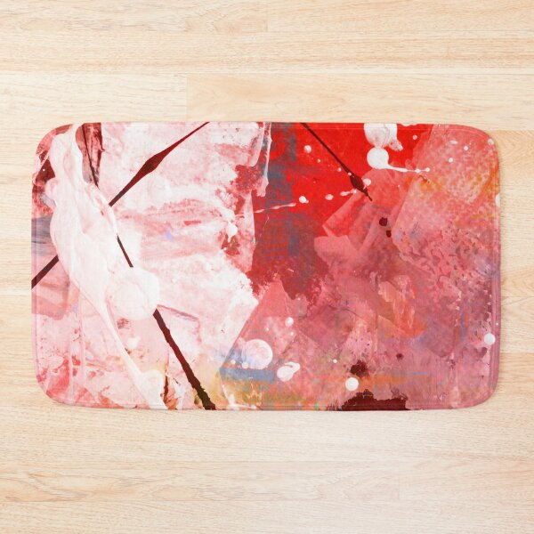 Item preview, Red Paint Splatter Modern Art designed and sold by NancyMerkle.