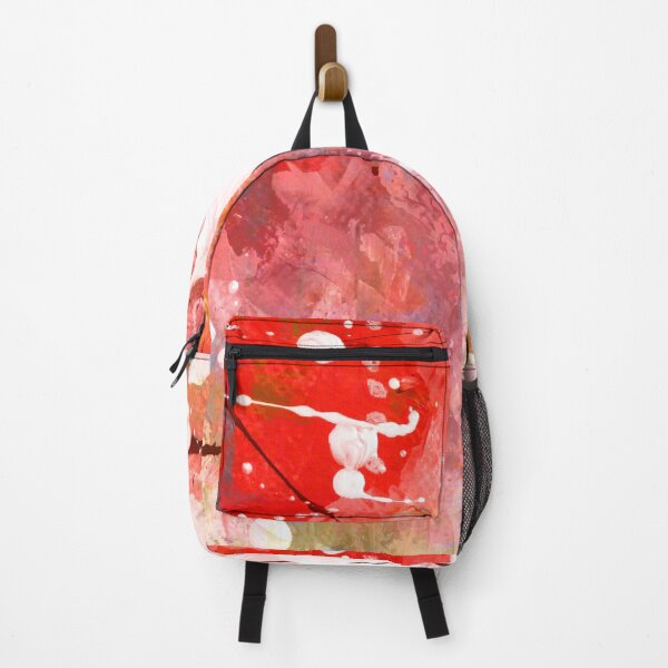 Item preview, Red Paint Splatter Modern Art designed and sold by NancyMerkle.