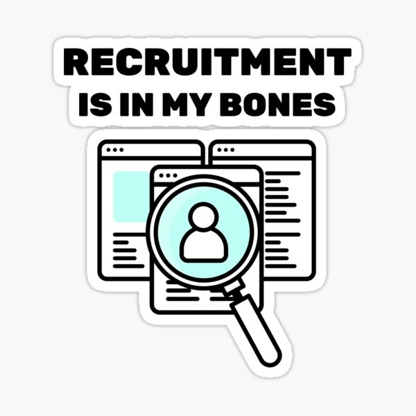 Item preview, Recruitment Is In My Bones designed and sold by joabaj.