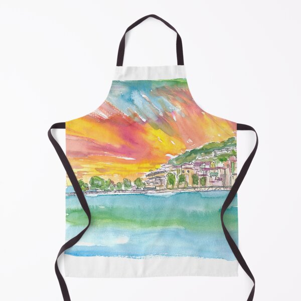 Item preview, Marigot Waterfront Sunset View in Saint Martin West Indies designed and sold by artshop77.