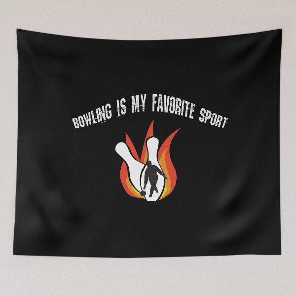 Item preview, Bowling Is My Favorite Sport  Funny Fire cool Gift  designed and sold by pedrored369.