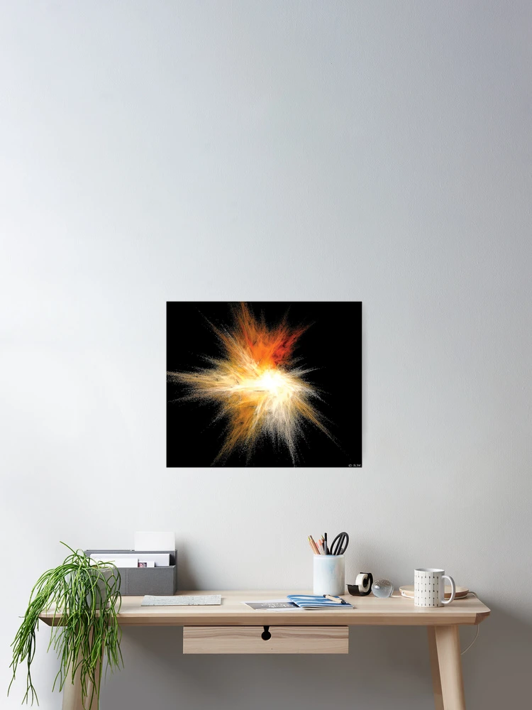 Thumbnail 2 of 3, Poster, Exploding Star designed and sold by Moonbeam369.