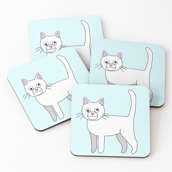 Item preview, White Cat designed and sold by CaitlinsPetDrawings.