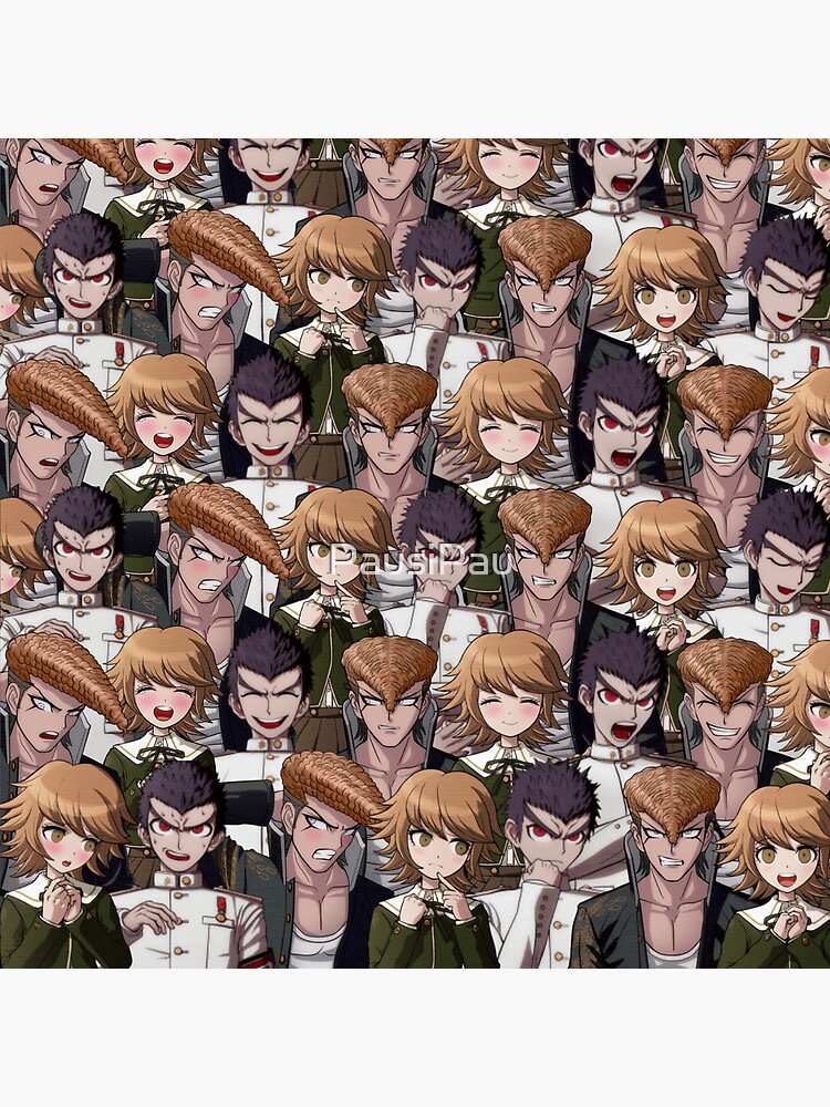 Chihiro fujisaki Mondo Owada Ishimaru kiyotaka Danganronpa Sticker by  PausiPau