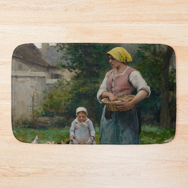 Item preview, Julien Dupre - Femme avec des poules designed and sold by Rehs.