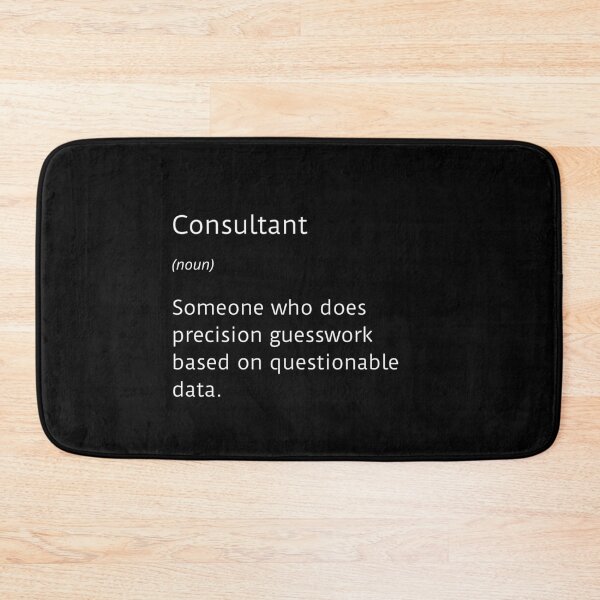 Item preview, Consultant funny definition - large text designed and sold by ArtsySue.