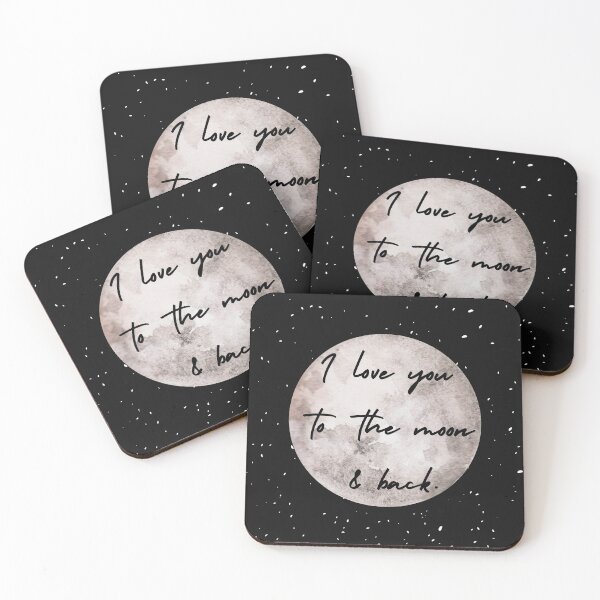 Item preview, I Love You to the Moon and Back Design designed and sold by Pique-Interest.