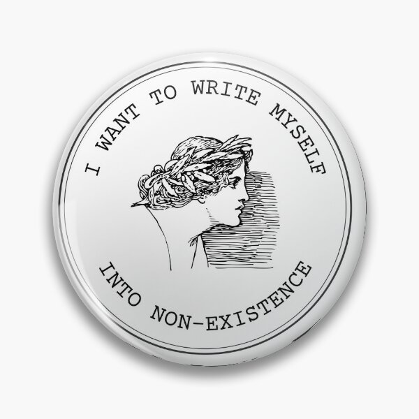 Item preview, I want to write myself into non-existence // dark academia quotes designed and sold by vela-ramhorn.