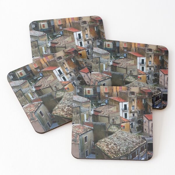 Item preview, Rooftops of  Enna, Sicily designed and sold by Igor Pozdnyakov.