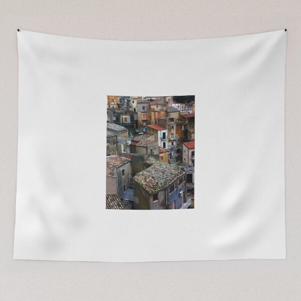 Item preview, Rooftops of  Enna, Sicily designed and sold by Igor Pozdnyakov.