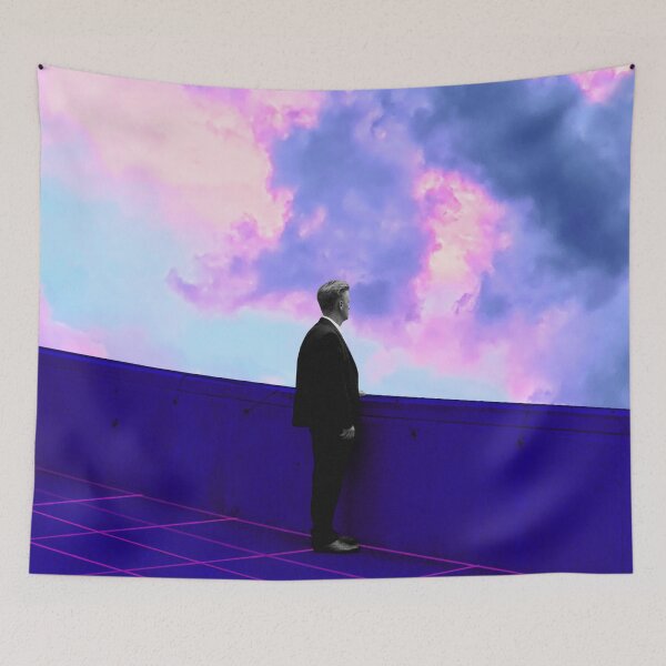 Item preview, I am Lonely as a Cloud Aesthetic Surreal Art designed and sold by virtuallubid.