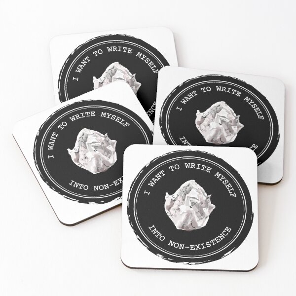 Item preview, I want to write myself into non-existence // dark academia quotes designed and sold by vela-ramhorn.