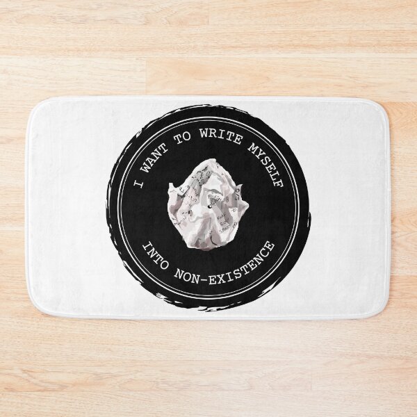 Item preview, I want to write myself into non-existence // dark academia quotes designed and sold by vela-ramhorn.