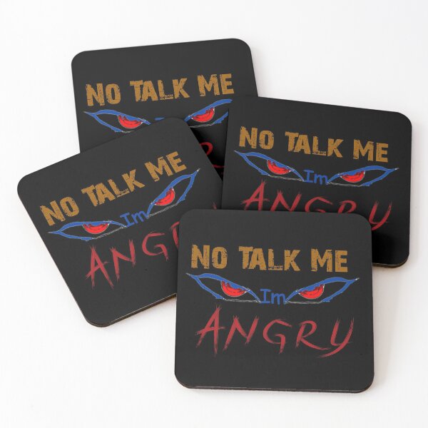 Item preview, No Talk Me Im Angry-Angry Eyes, Colorful  designed and sold by BestDes.