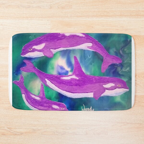 Item preview, Whale Family Encaustic Art designed and sold by Wendy Usher.