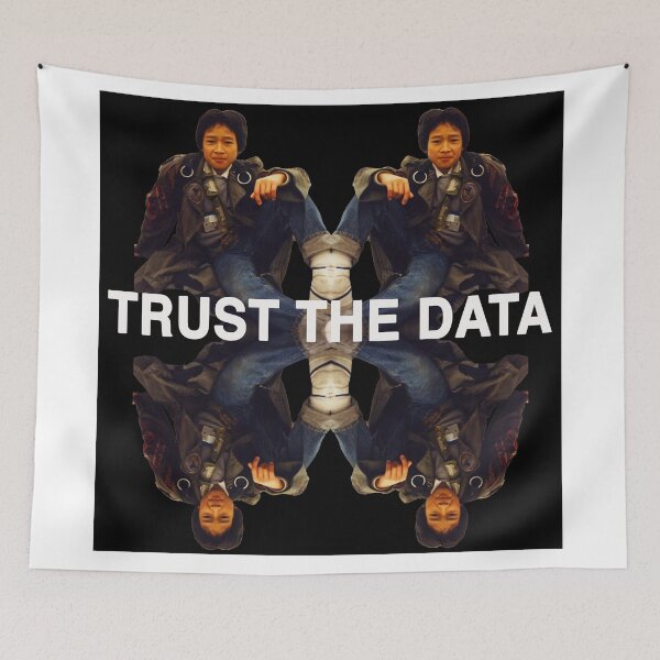 Item preview, TRUST THE DATA designed and sold by AtheistBecause.