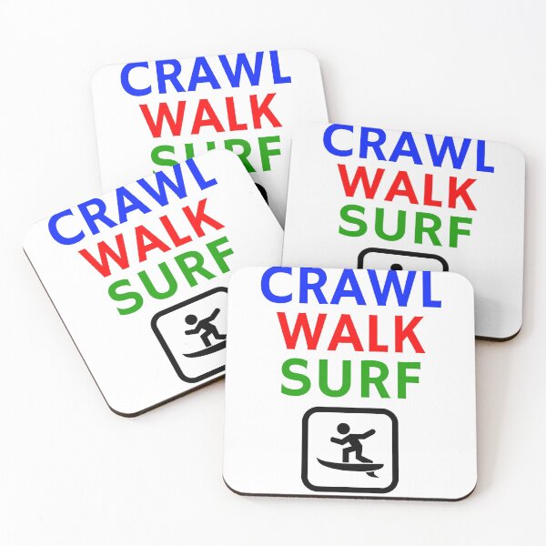 Item preview, CRAWL WALK SURF designed and sold by LaawoopX.