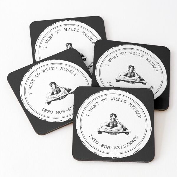 Item preview, I want to write myself into non-existence // dark academia quotes designed and sold by vela-ramhorn.