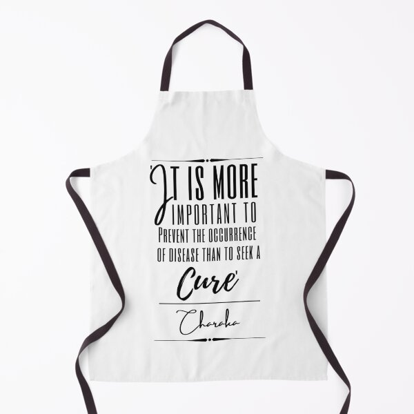 Item preview, Charaka Words of Wisdom Historical Quote- “It is more important to prevent the occurrence of disease than to seek a cure.” designed and sold by QuoteActually.