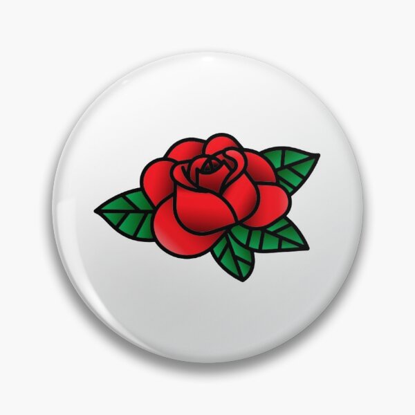 Item preview, Rose flower vintage traditional american red design designed and sold by Custom Shop.