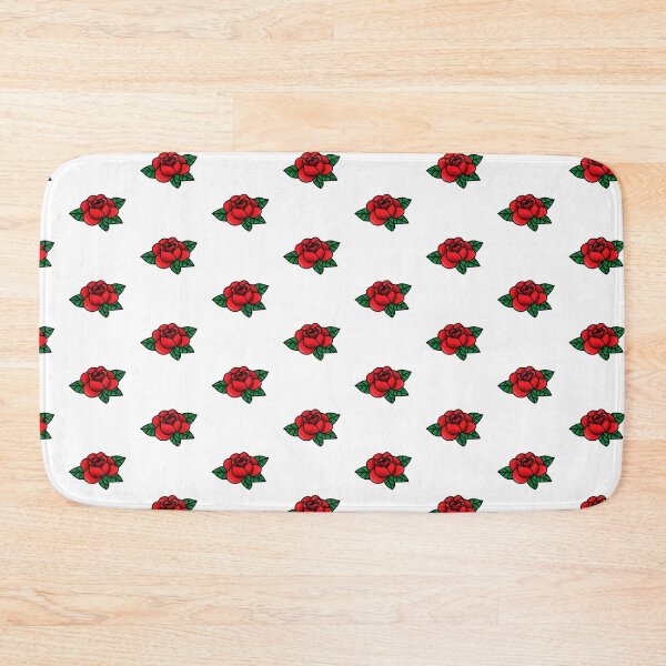 Item preview, Rose flower vintage traditional american red design designed and sold by Custom Shop.