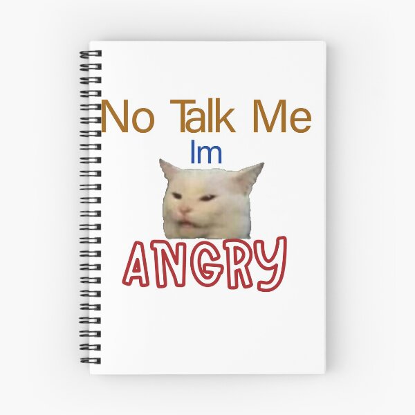 Item preview, No Talk Me Im Angry-Angry Cat Meme, Colorful designed and sold by BestDes.