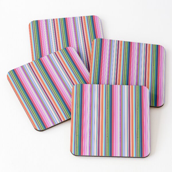 Item preview, Rainbow colorful serape Mexican blanket inspired stripe  designed and sold by The Artwerks.