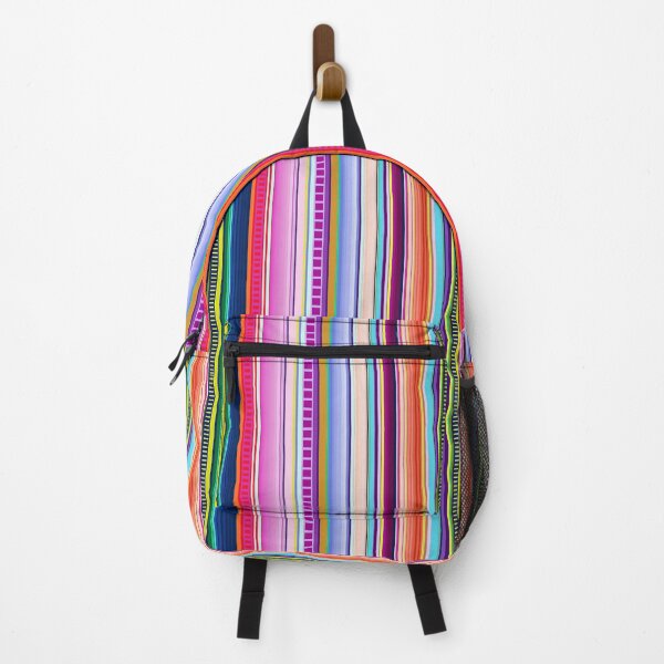 Item preview, Rainbow colorful serape Mexican blanket inspired stripe designed and sold by The Artwerks.