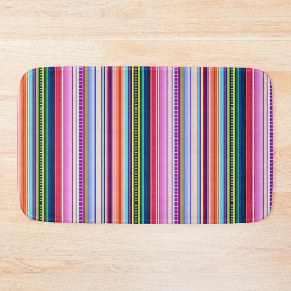 Item preview, Rainbow colorful serape Mexican blanket inspired stripe  designed and sold by The Artwerks.