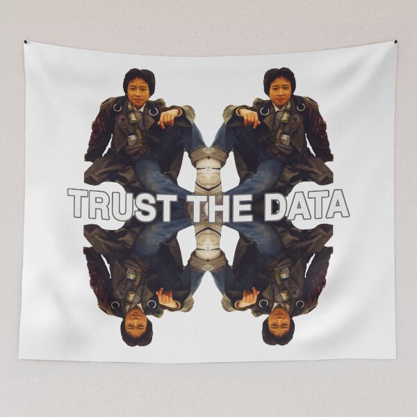 Item preview, TRUST THE DATA (no background) designed and sold by AtheistBecause.
