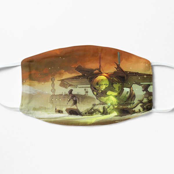 'Visitors' Flat Mask