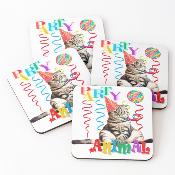 Item preview, Happy Birthday Kitty Party Animals designed and sold by Rickann.