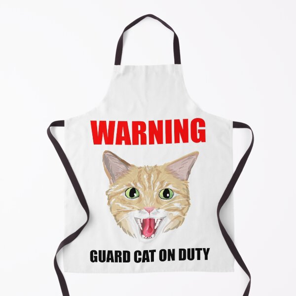 Item preview, Beware Guard Cat (orange tabby) designed and sold by michelleachan.