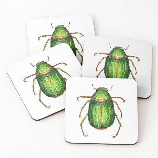 Item preview, Green San Juan (Hylamorpha elegans) designed and sold by SandraHaro.