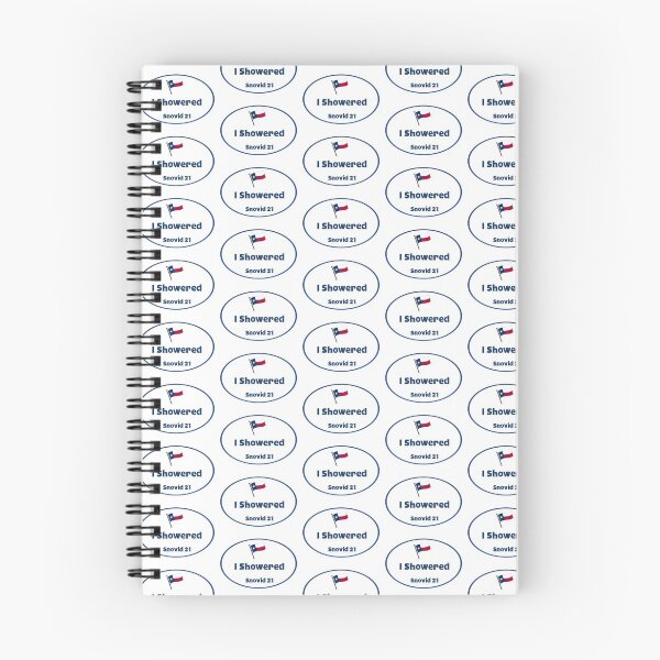 Item preview, I Showered Texas Winter Storm Snowstorm Snovid 2021 designed and sold by BookGeekNJ.
