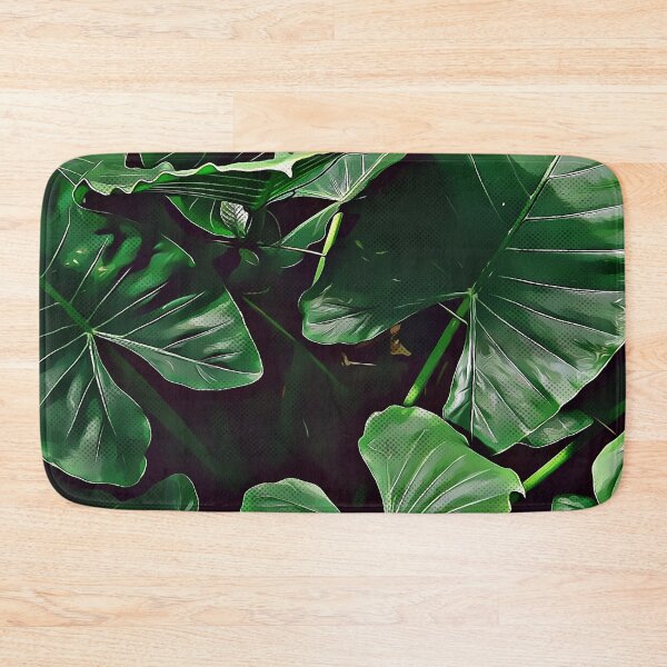 Item preview, Tropical Jungle Plant with Big Green Leaves designed and sold by Schka.