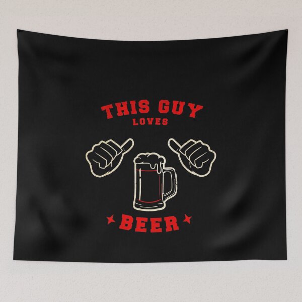 Item preview, This Guy Loves Beer - Funny Food designed and sold by RedQuality.
