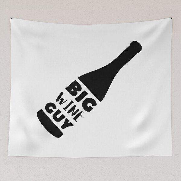 Item preview, Big wine guy wording in shape of wine bottle. designed and sold by hadkhanong.